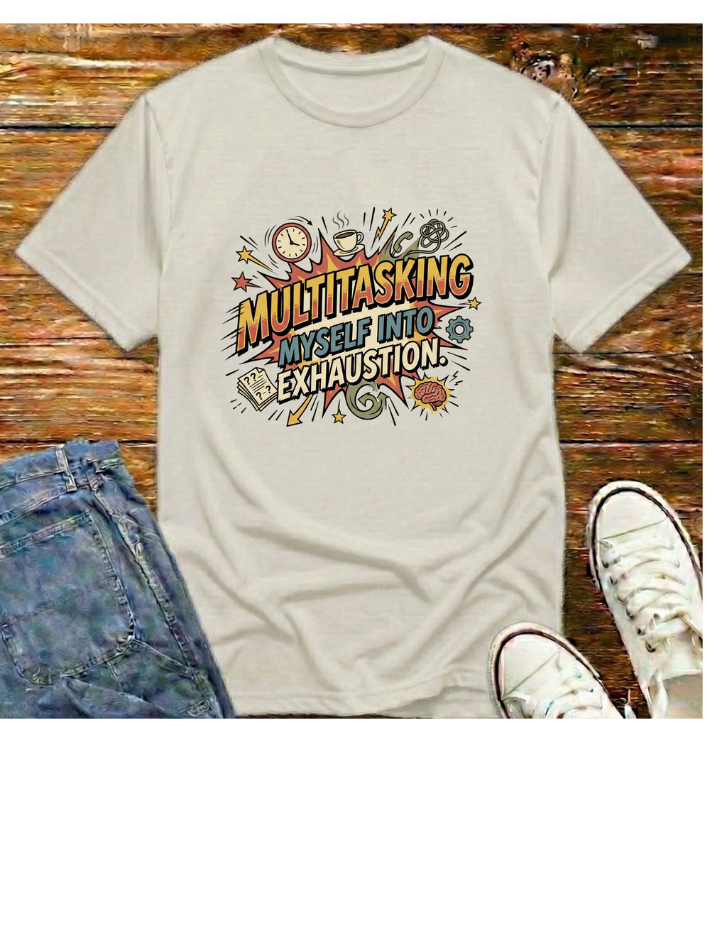 Multitasking Myself Into Exhaustion T-Shirt
