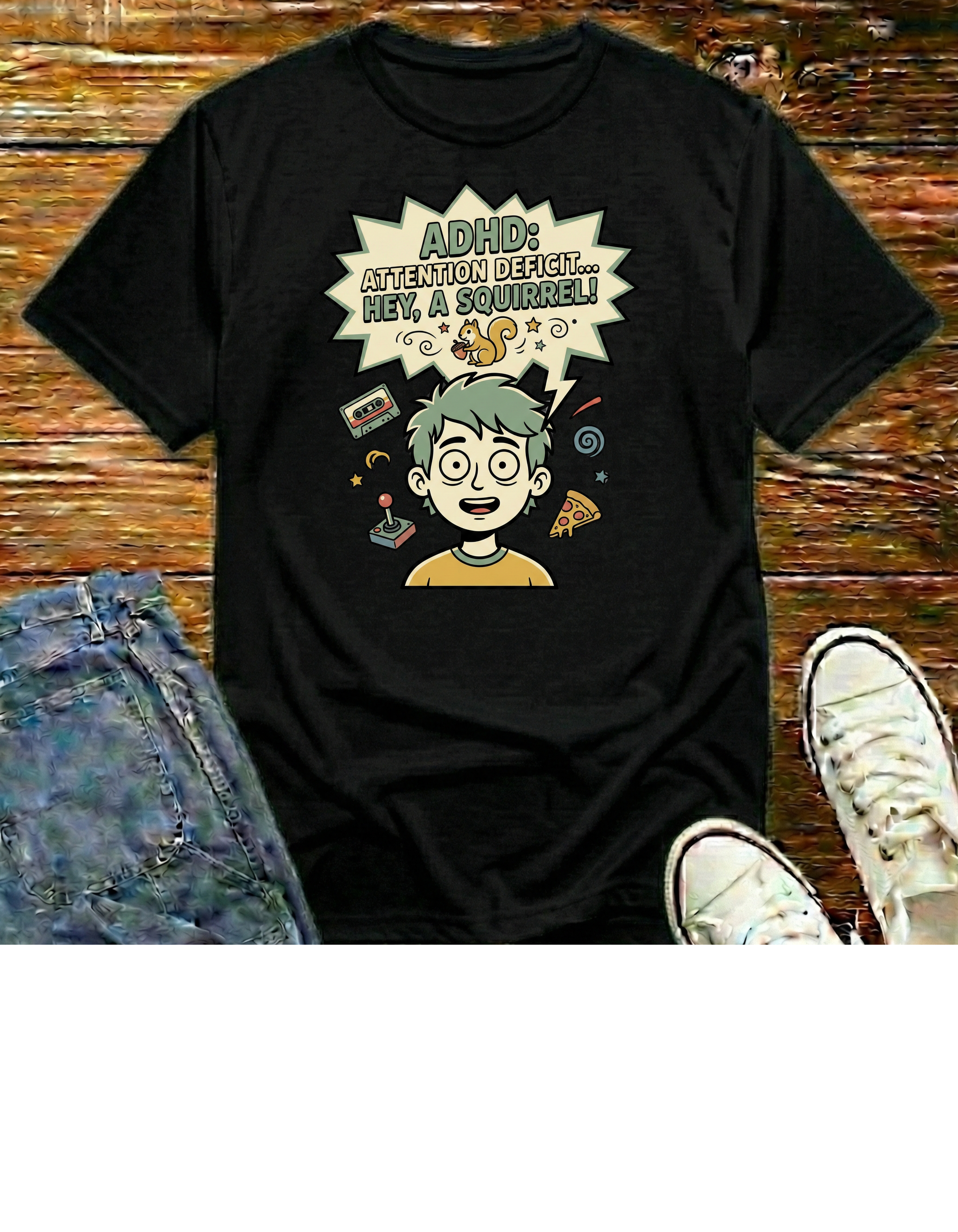 "ADHD: Attention Deficit… T‑Shirt