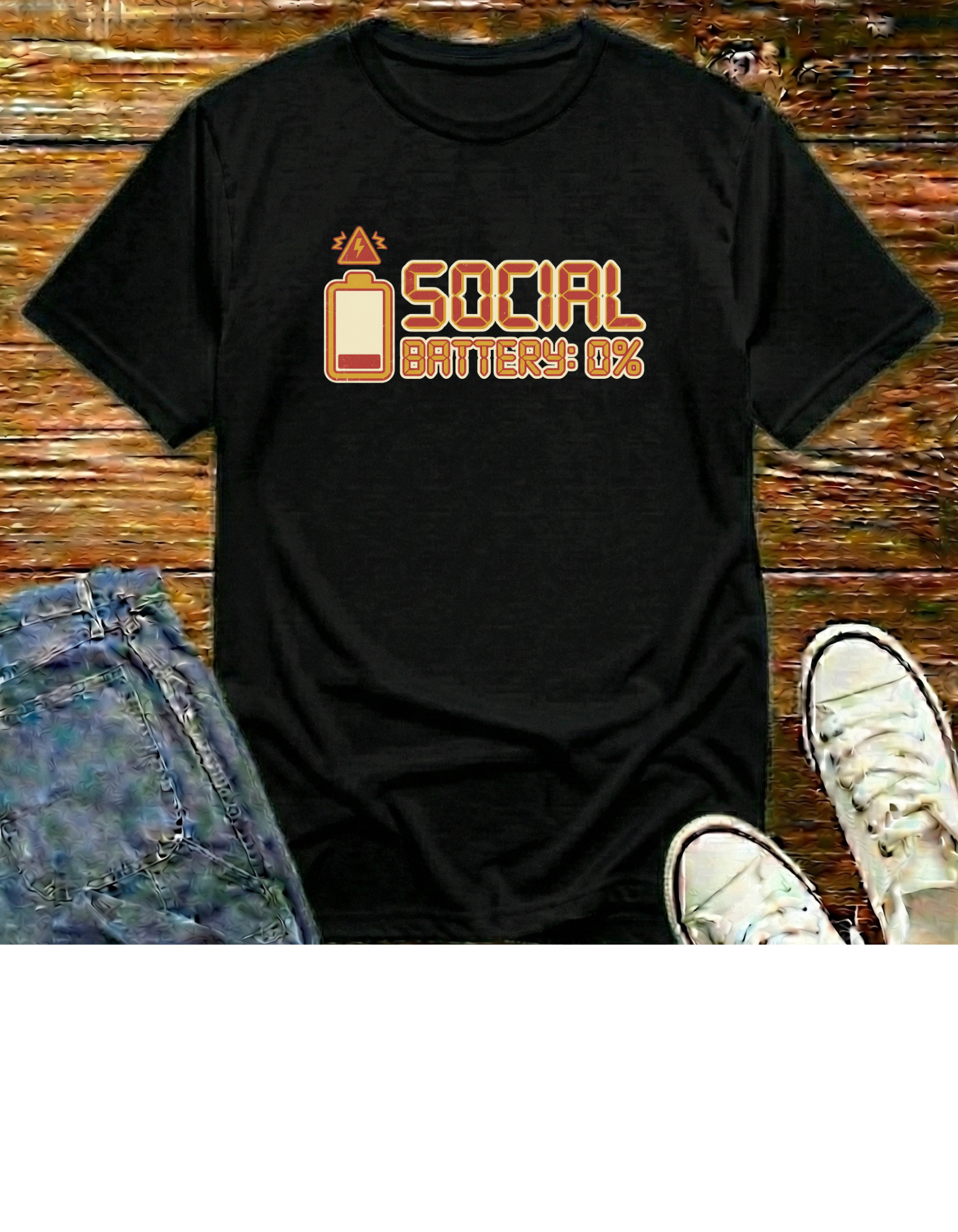 “Social Battery 0%” T-Shirt