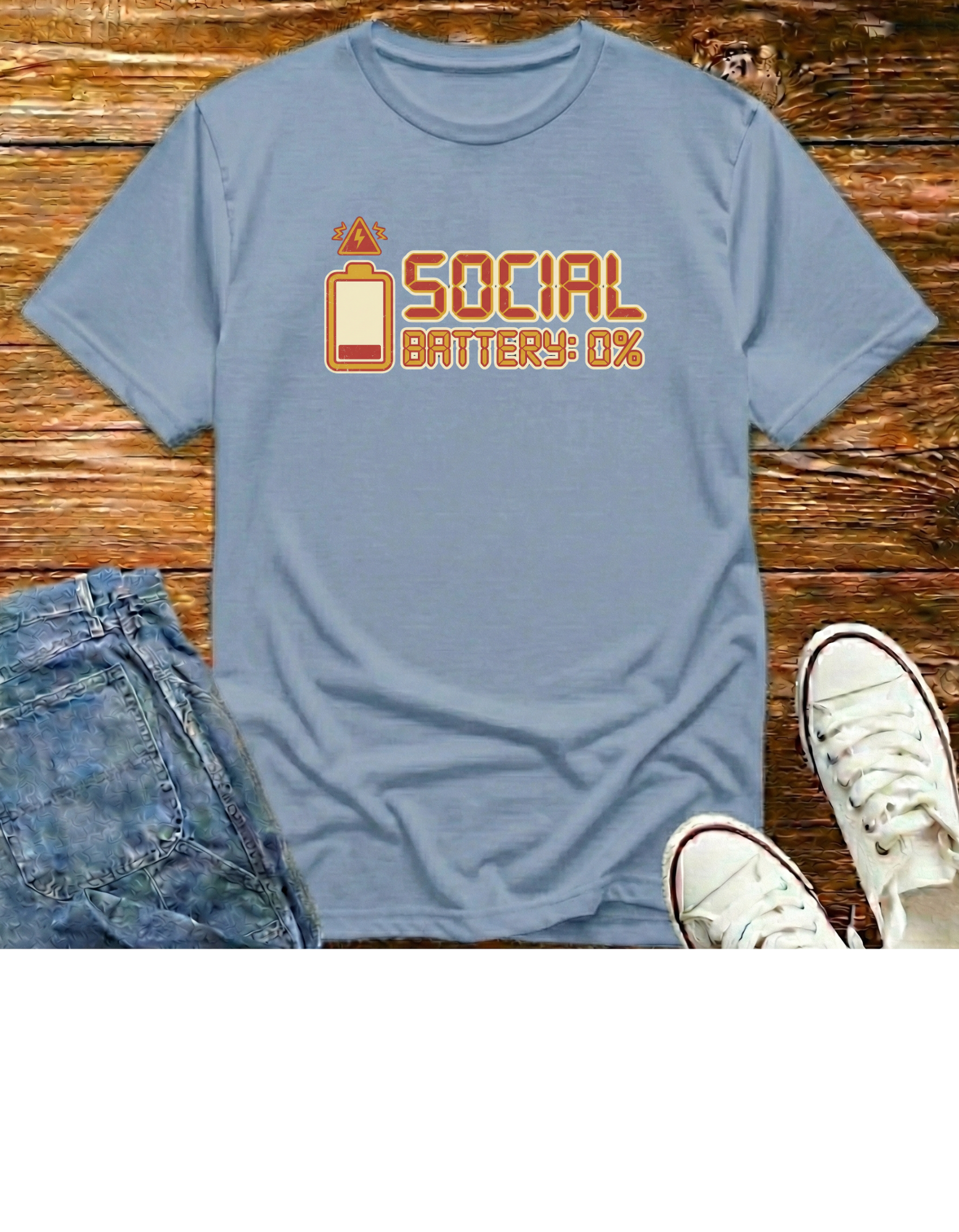 “Social Battery 0%” T-Shirt