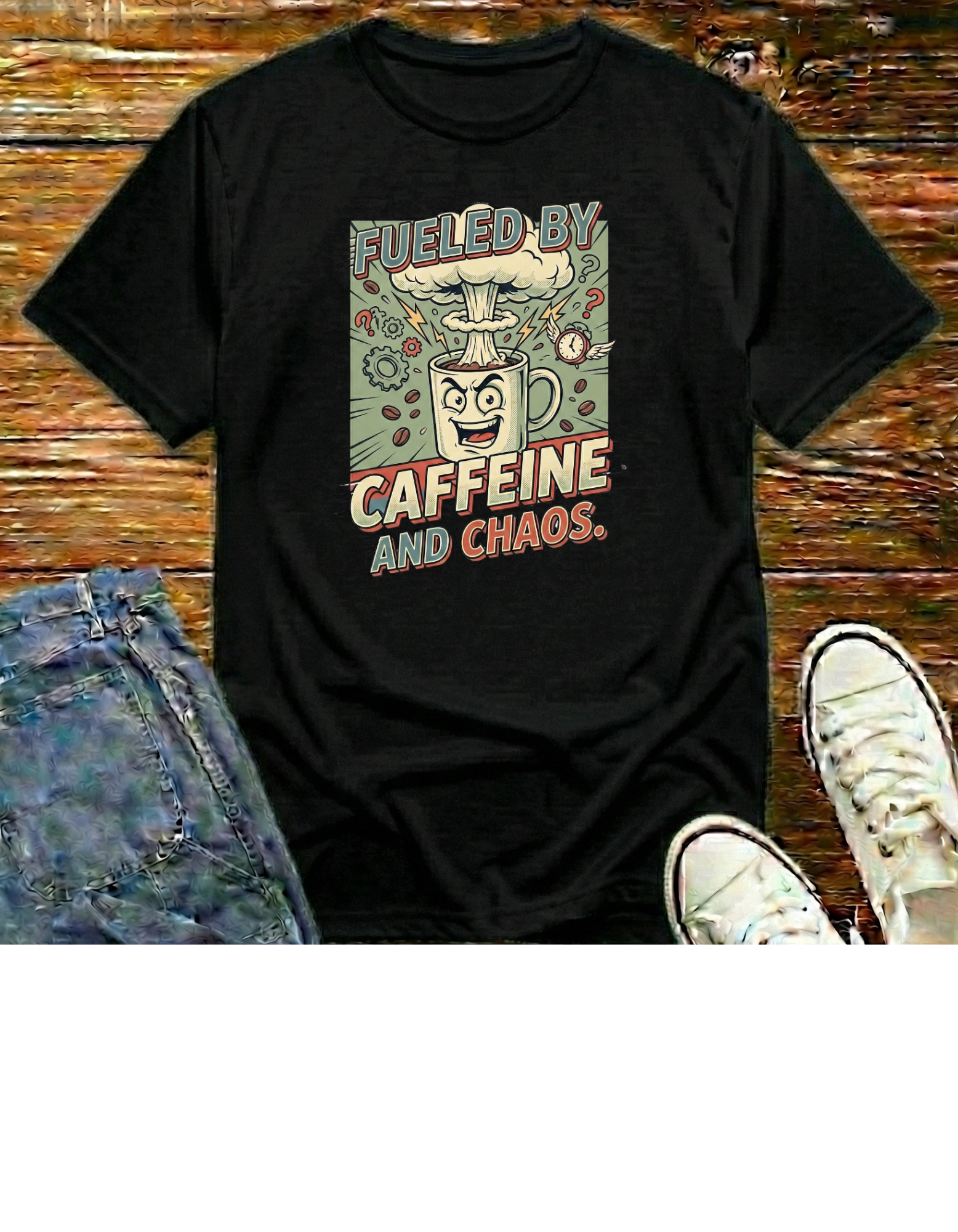 Caffeine & Chaos Coffee T-Shirt