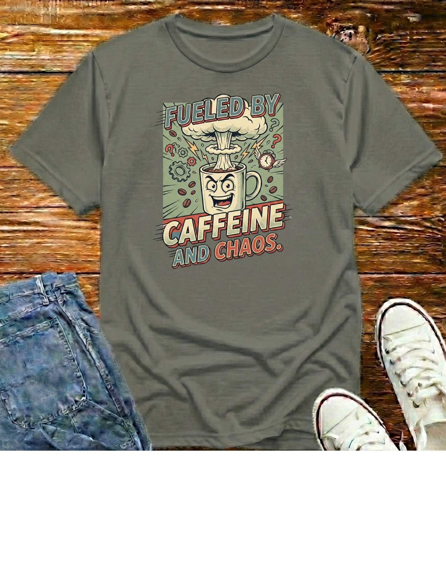 Caffeine & Chaos Coffee T-Shirt