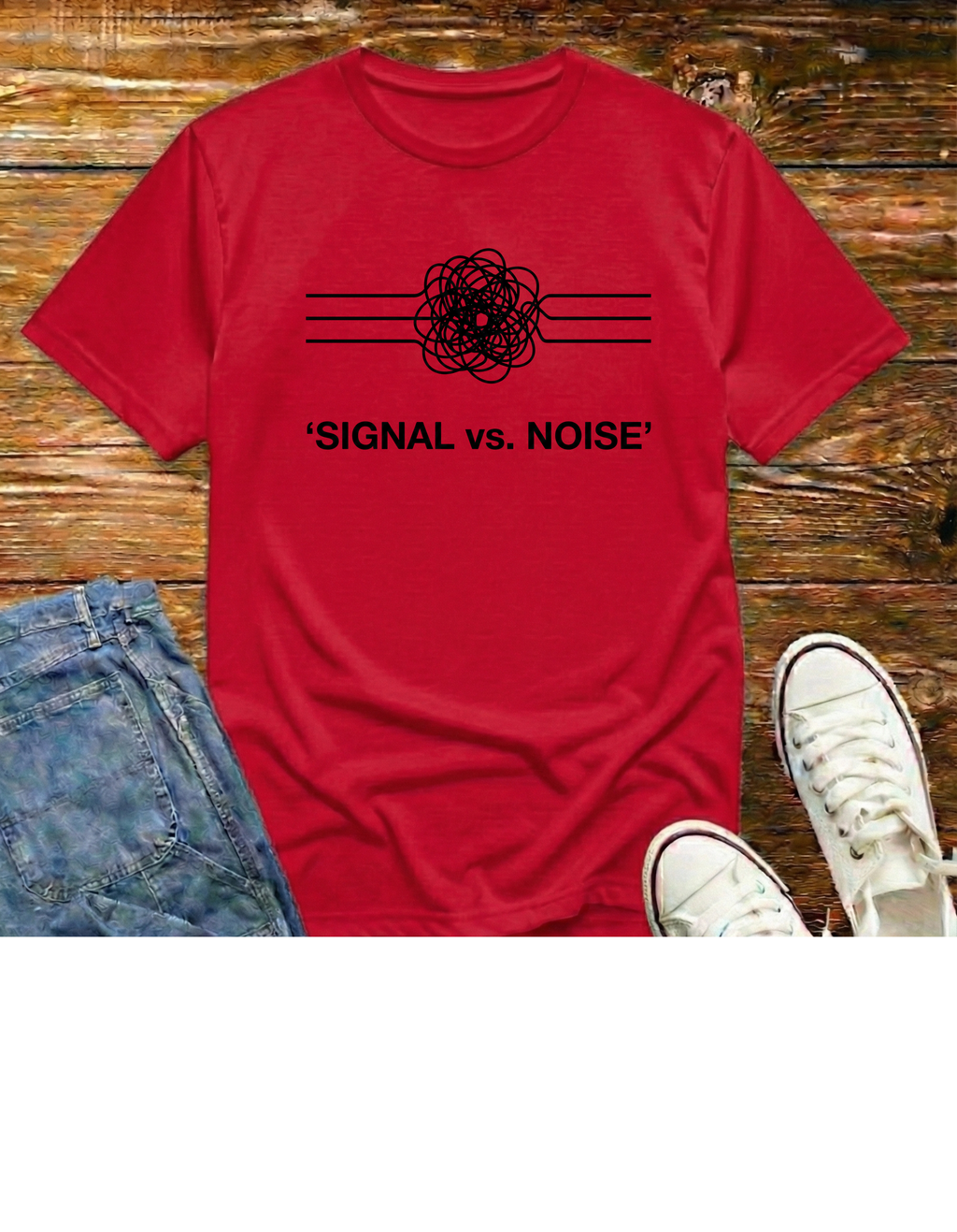 Signal VS Noise T‑Shirt