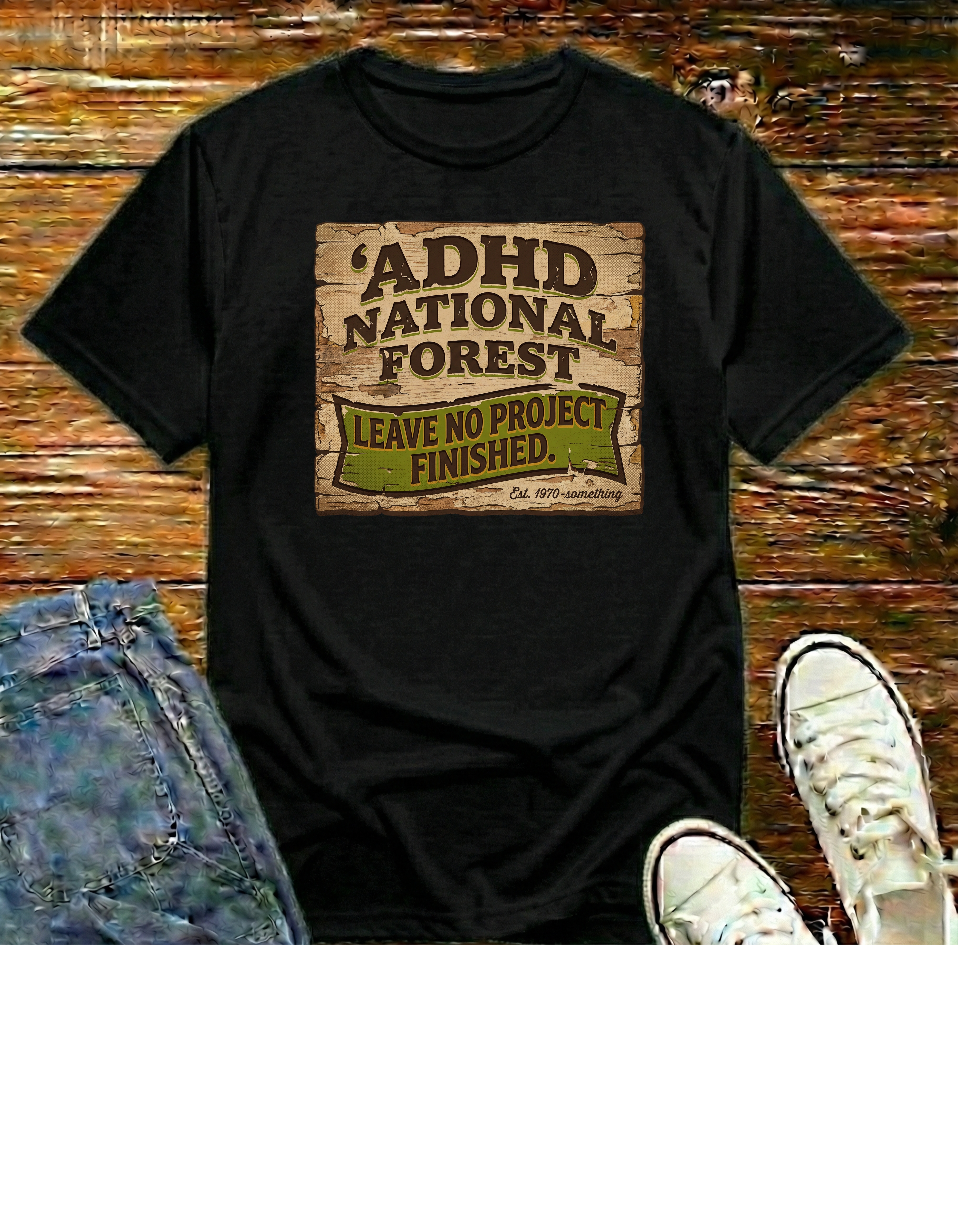 "Leave No Project Finished" T-Shirt