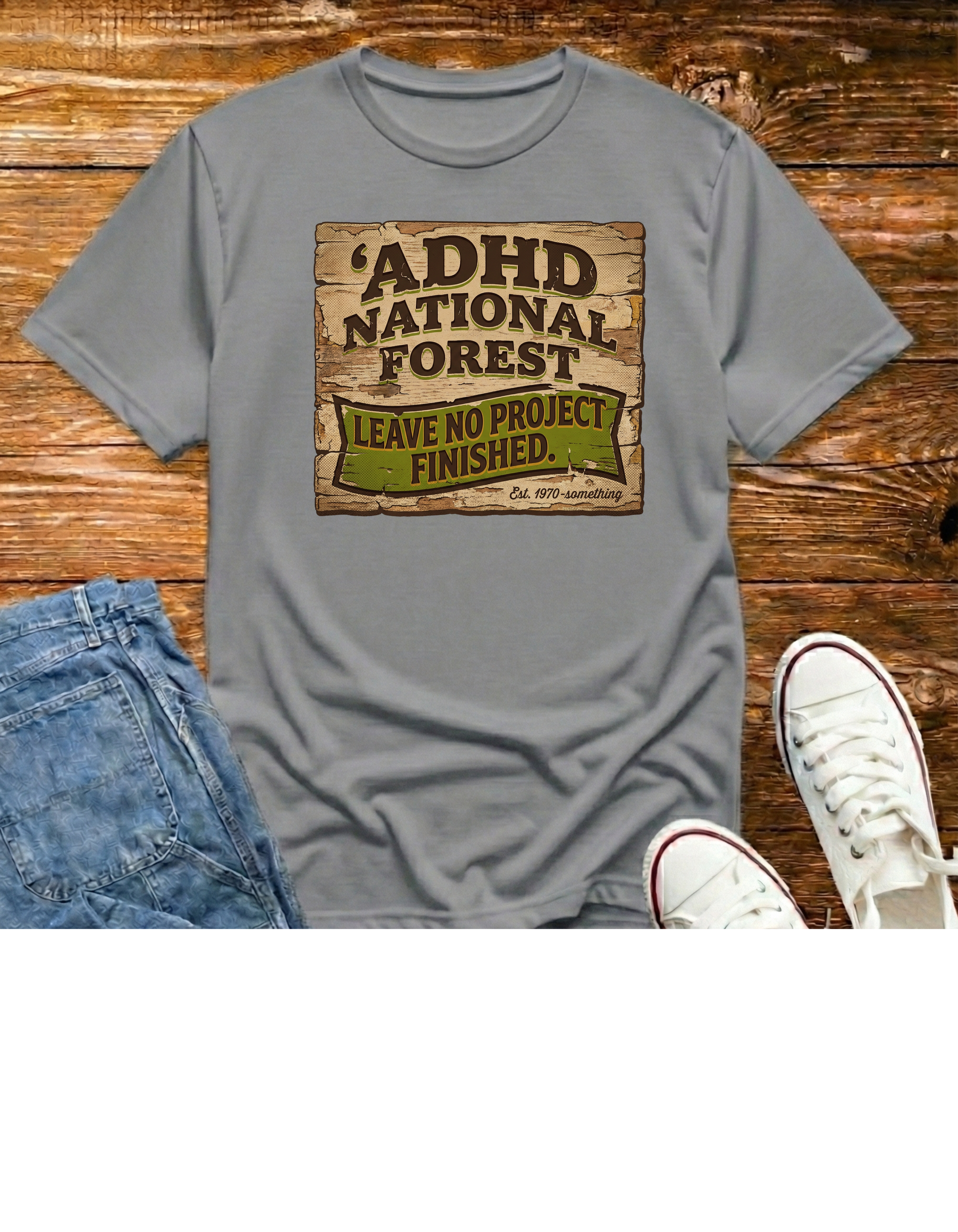 "Leave No Project Finished" T-Shirt