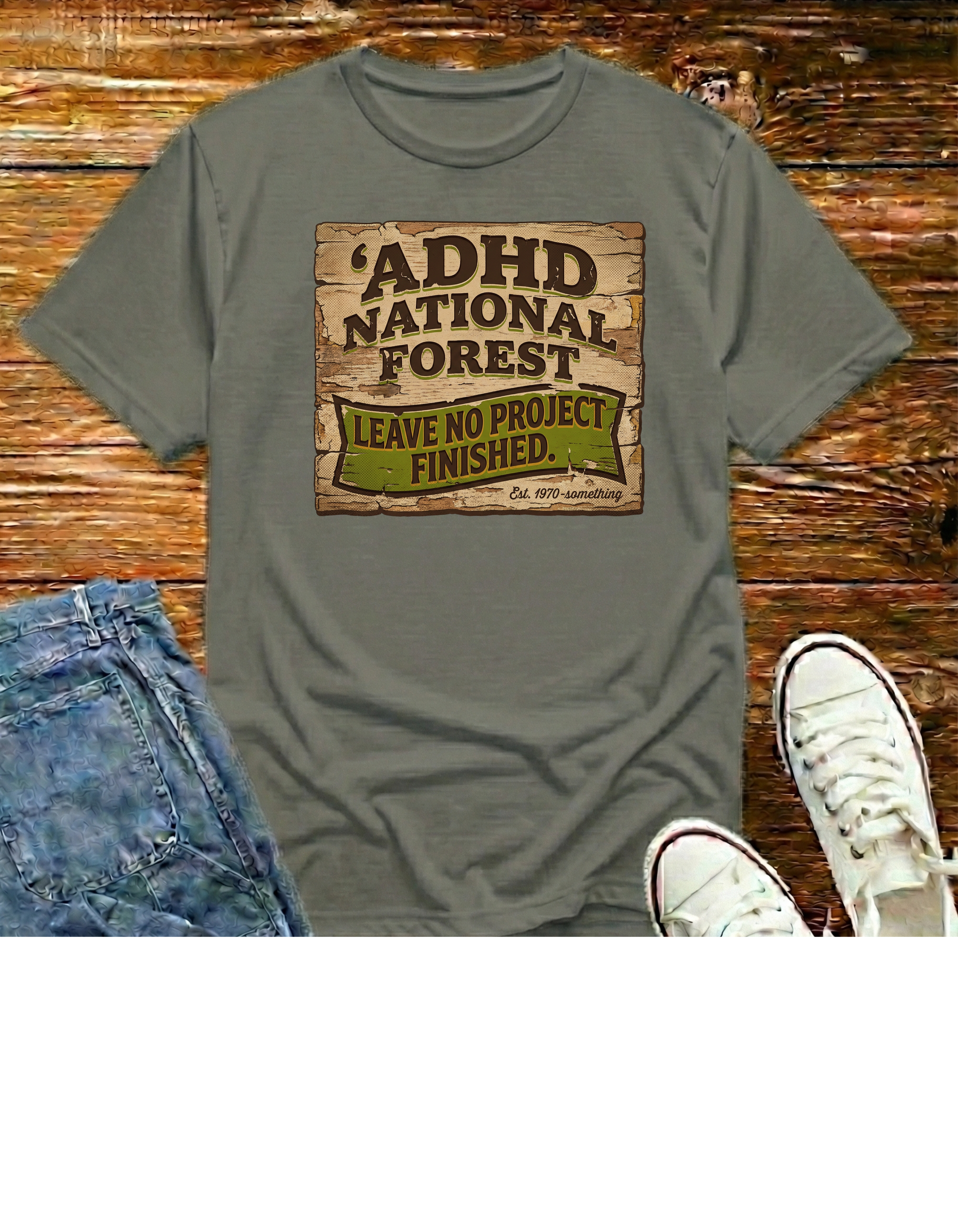 "Leave No Project Finished" T-Shirt