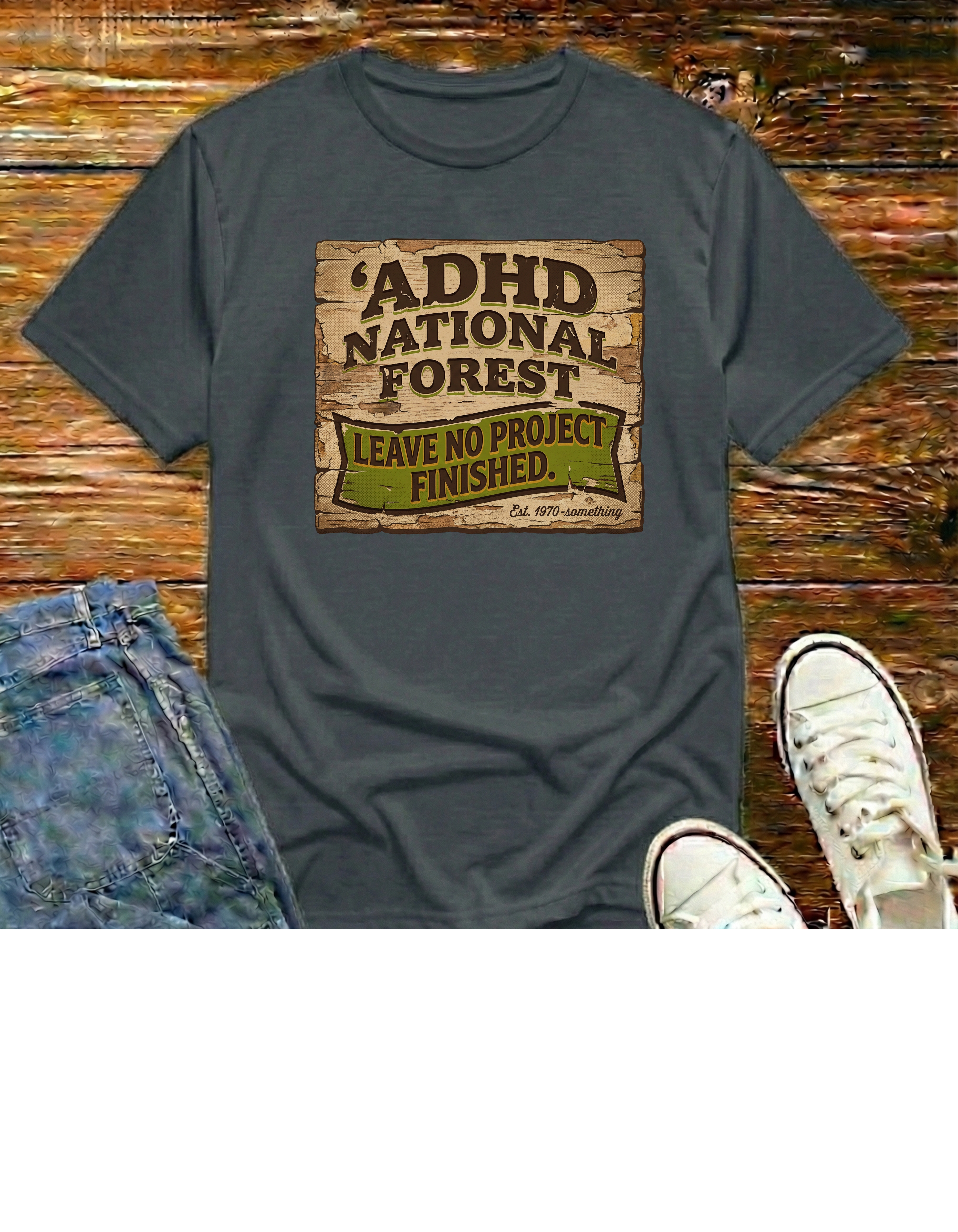 "Leave No Project Finished" T-Shirt