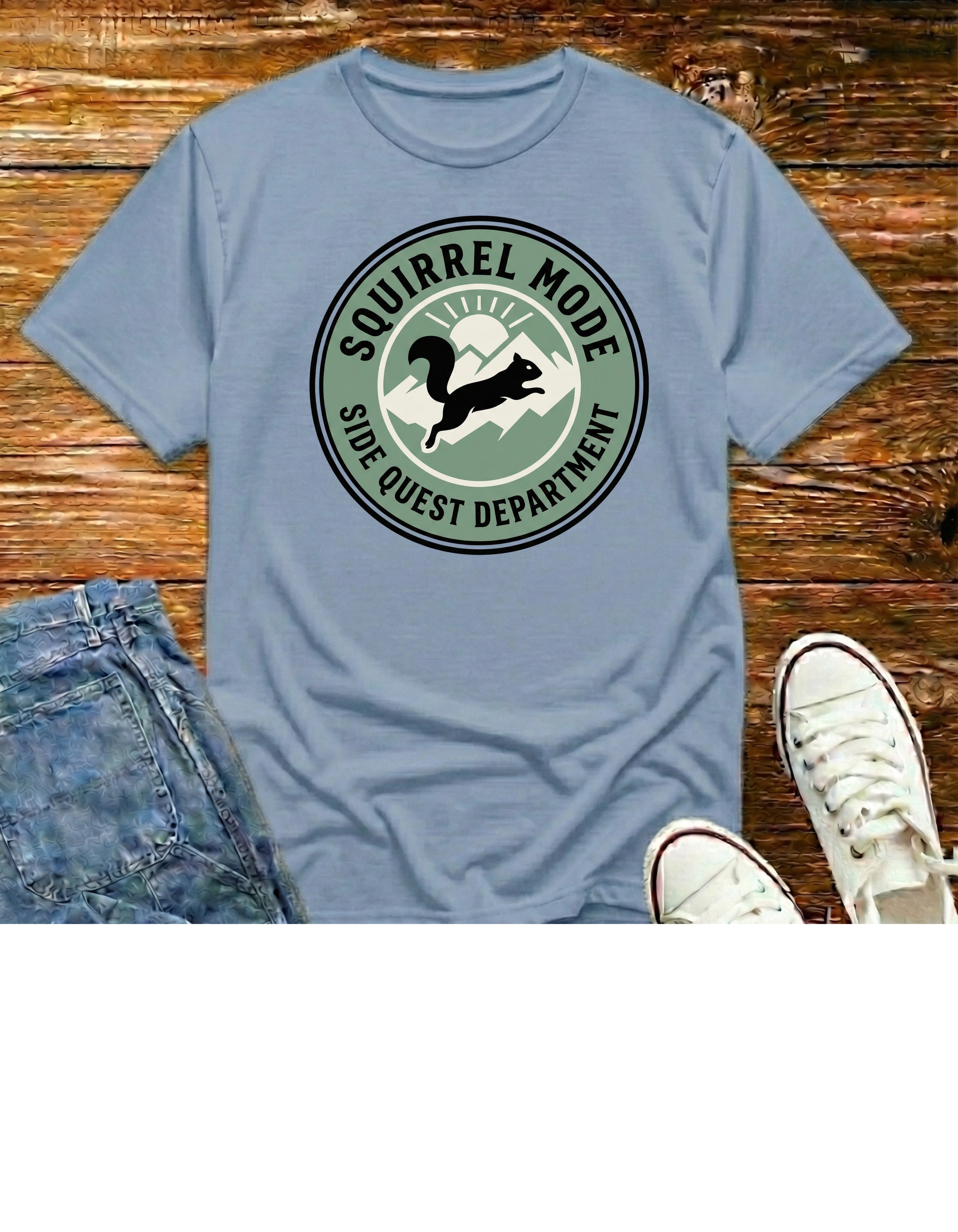 Squirrel Mode Varsity T-Shirt