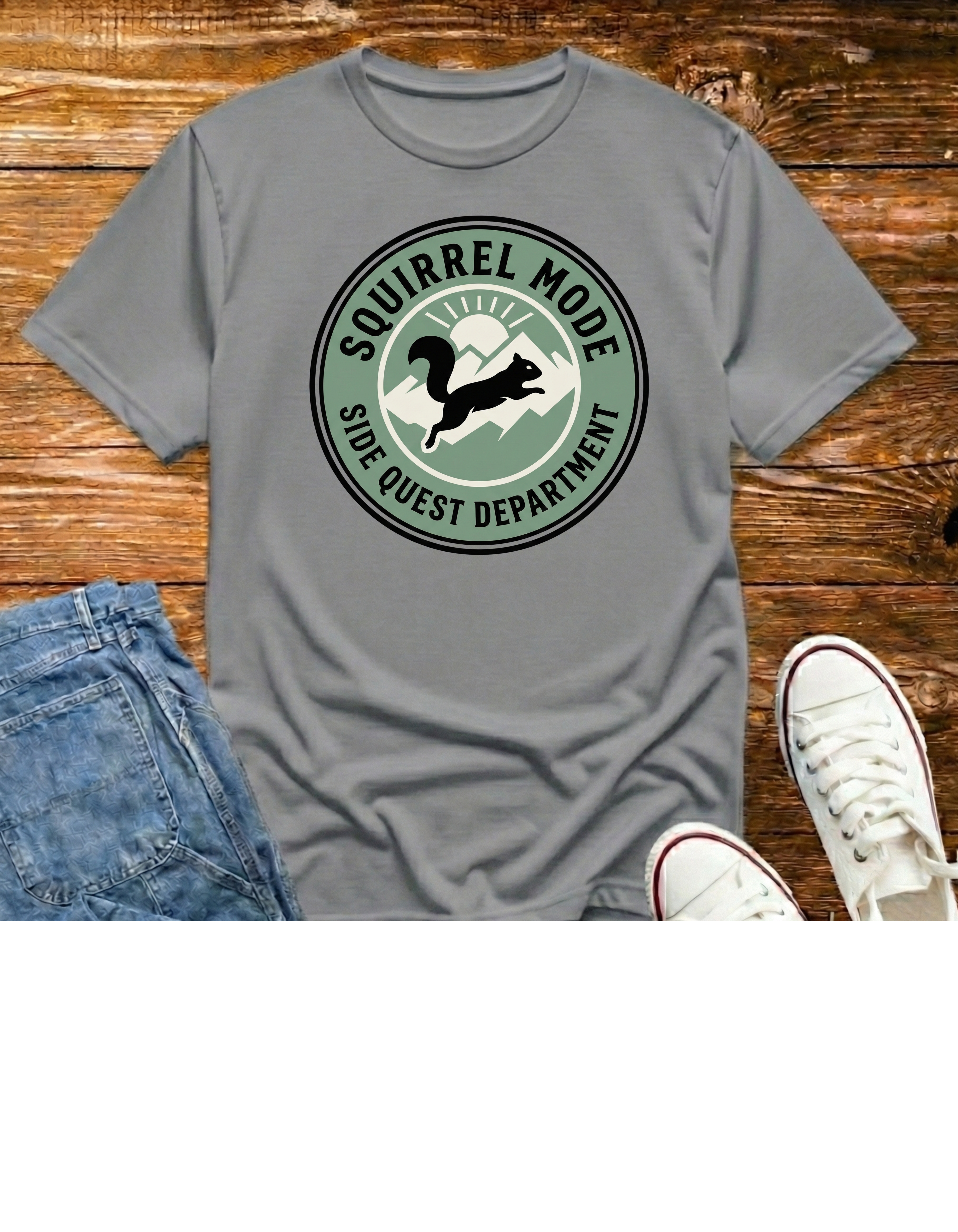 Squirrel Mode Varsity T-Shirt