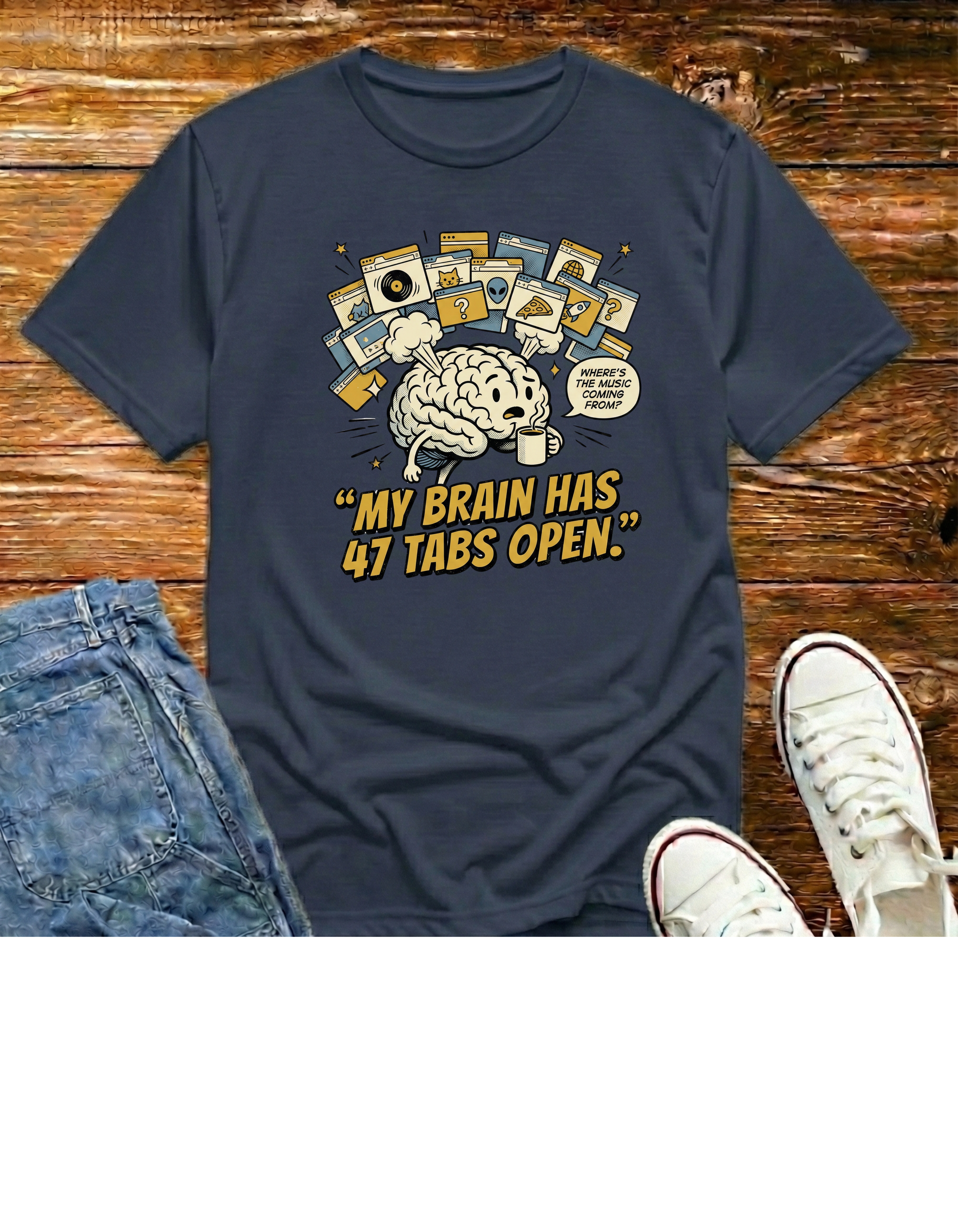 47 Tabs Open T-Shirt