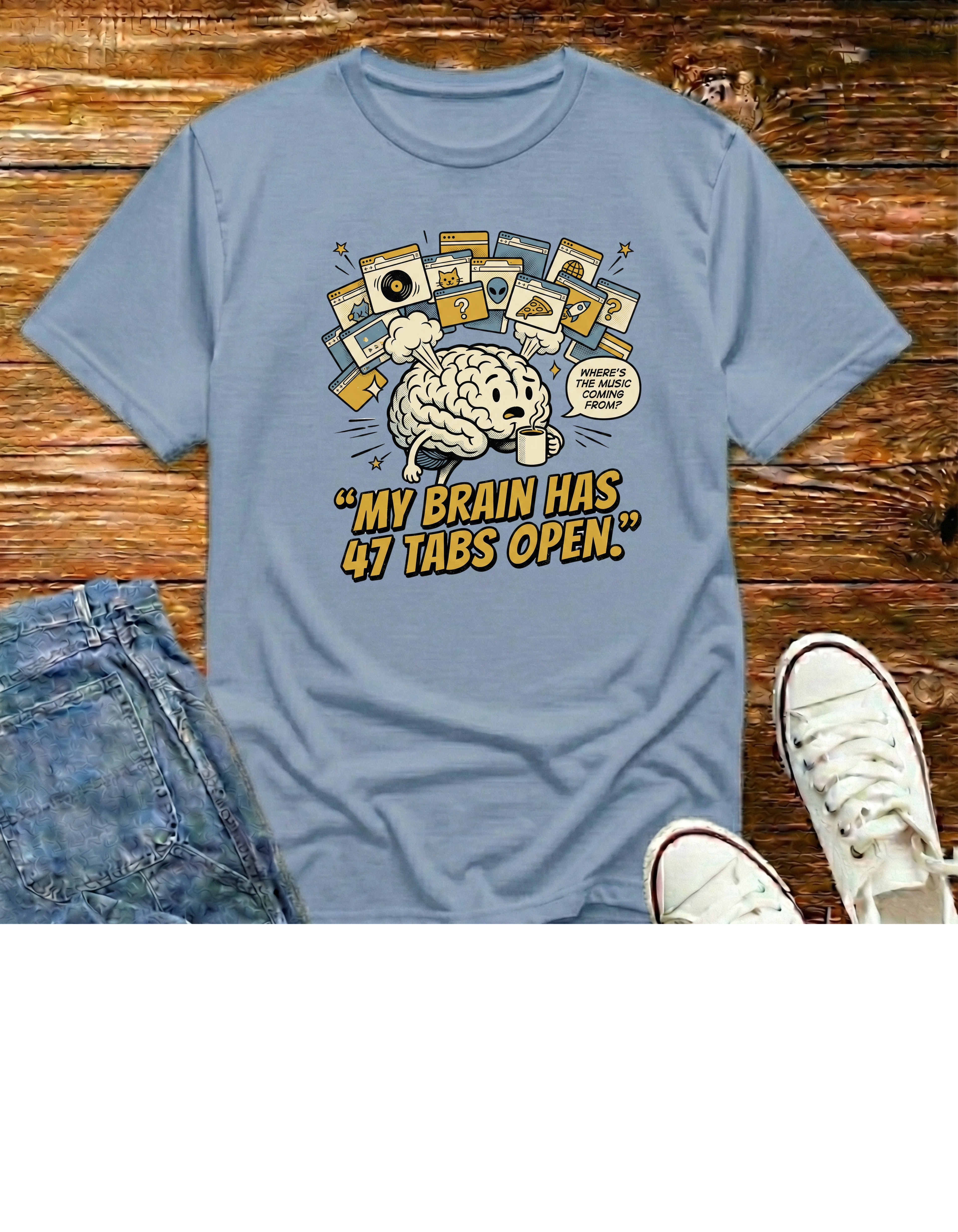 47 Tabs Open T-Shirt