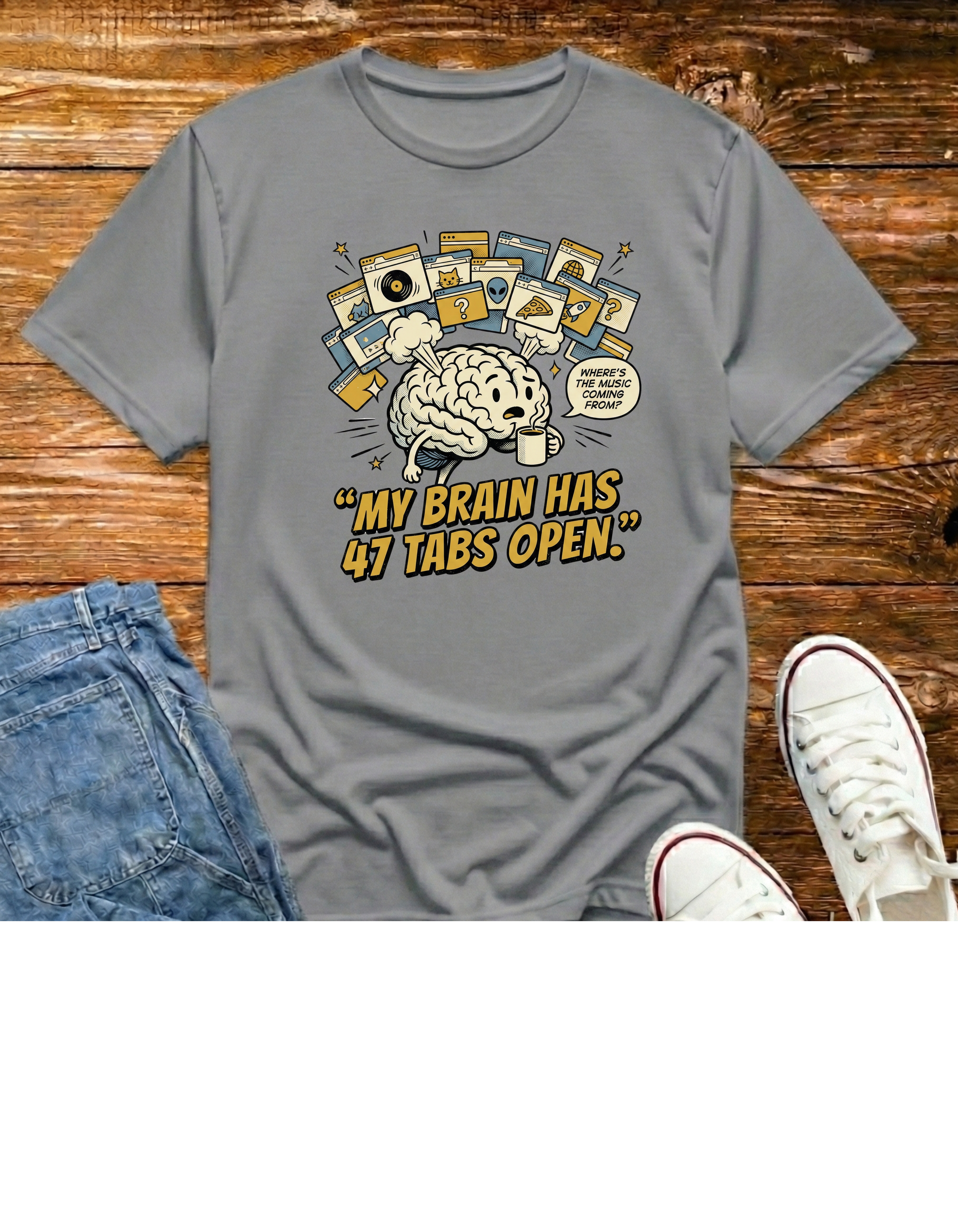 47 Tabs Open T-Shirt