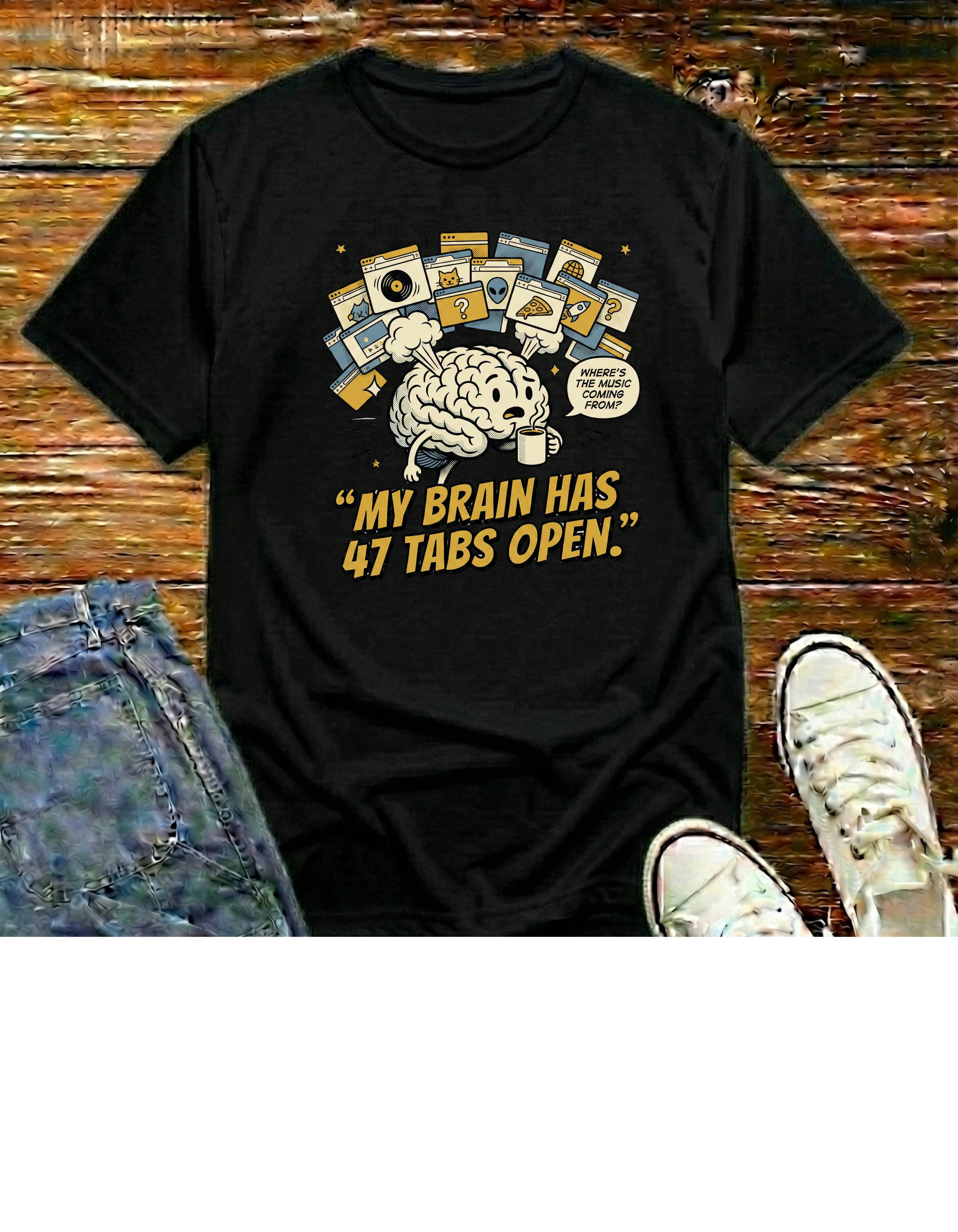 47 Tabs Open T-Shirt