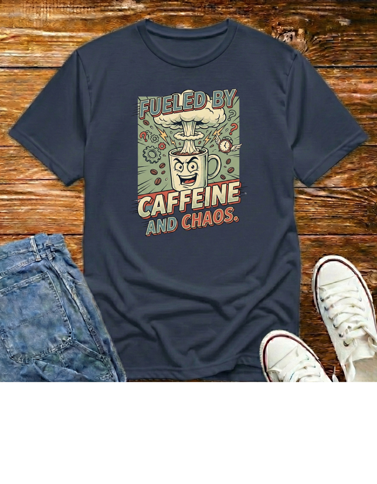 Caffeine & Chaos Coffee T-Shirt